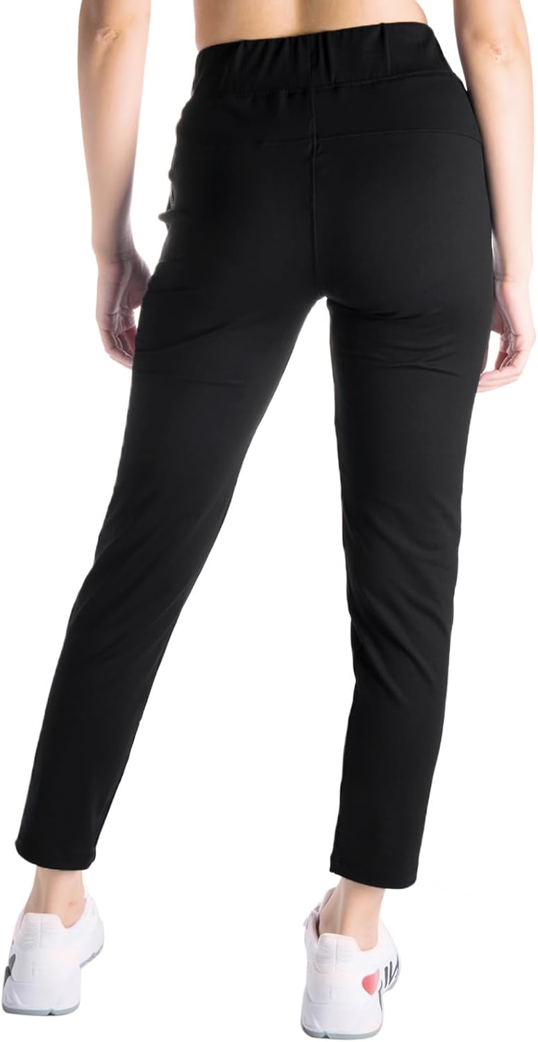7 8 On The Go Ankle Pants with Pockets Stretch Travel Pants Yoga Casual Lounge Wear