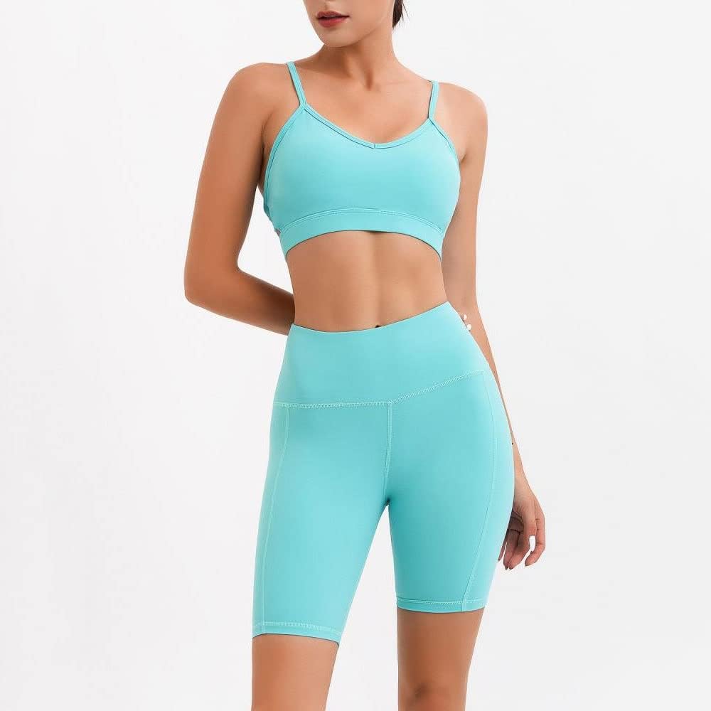 Yoga Set Seamless Workout Sportswear Gym Fitness Suits Female Clothes High Waist Leggings Sport Top Crop