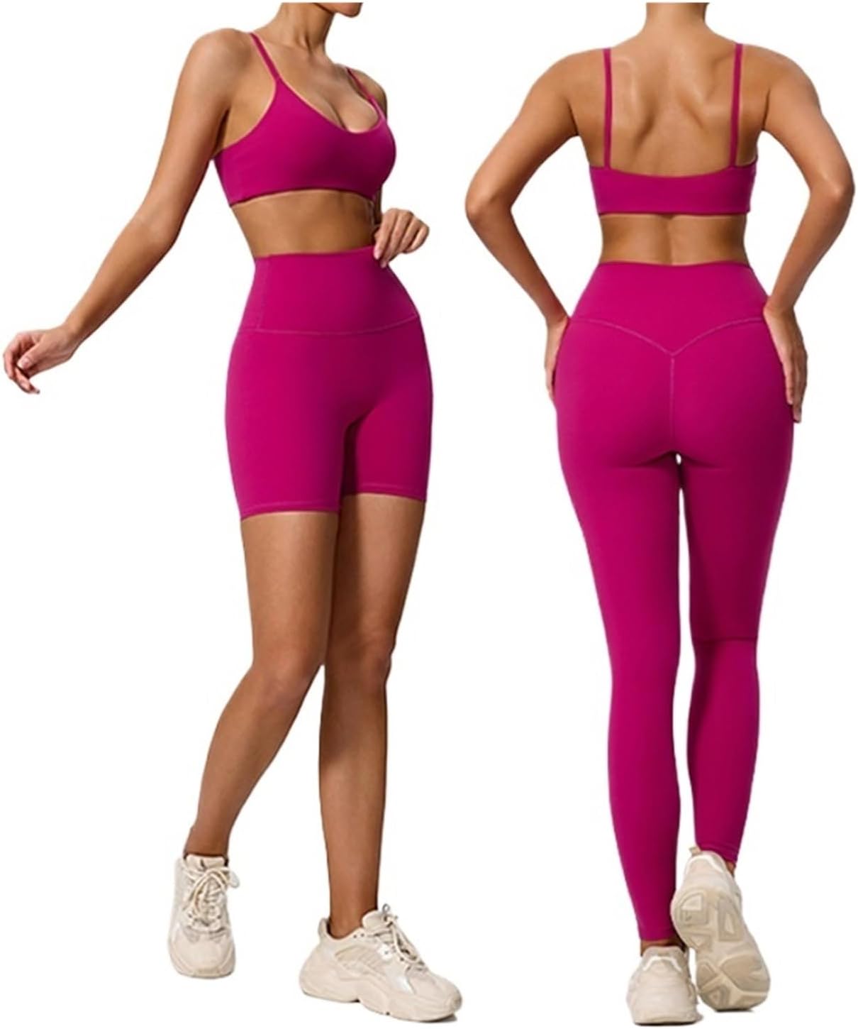 Summer 2Pcs Sleeveless Sports Set Female Gym Two-Piece Yoga Set High Waist Breathable Legging Sportswear