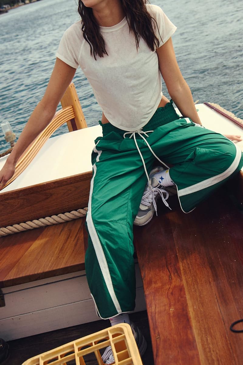 Track Pants Casual Drawstring Barrel Pant Baggy Contrast Color Workout Pants with Pockets Track Pants Casual Drawstring Barrel Pant Baggy Contrast Color Workout Pants with Pockets