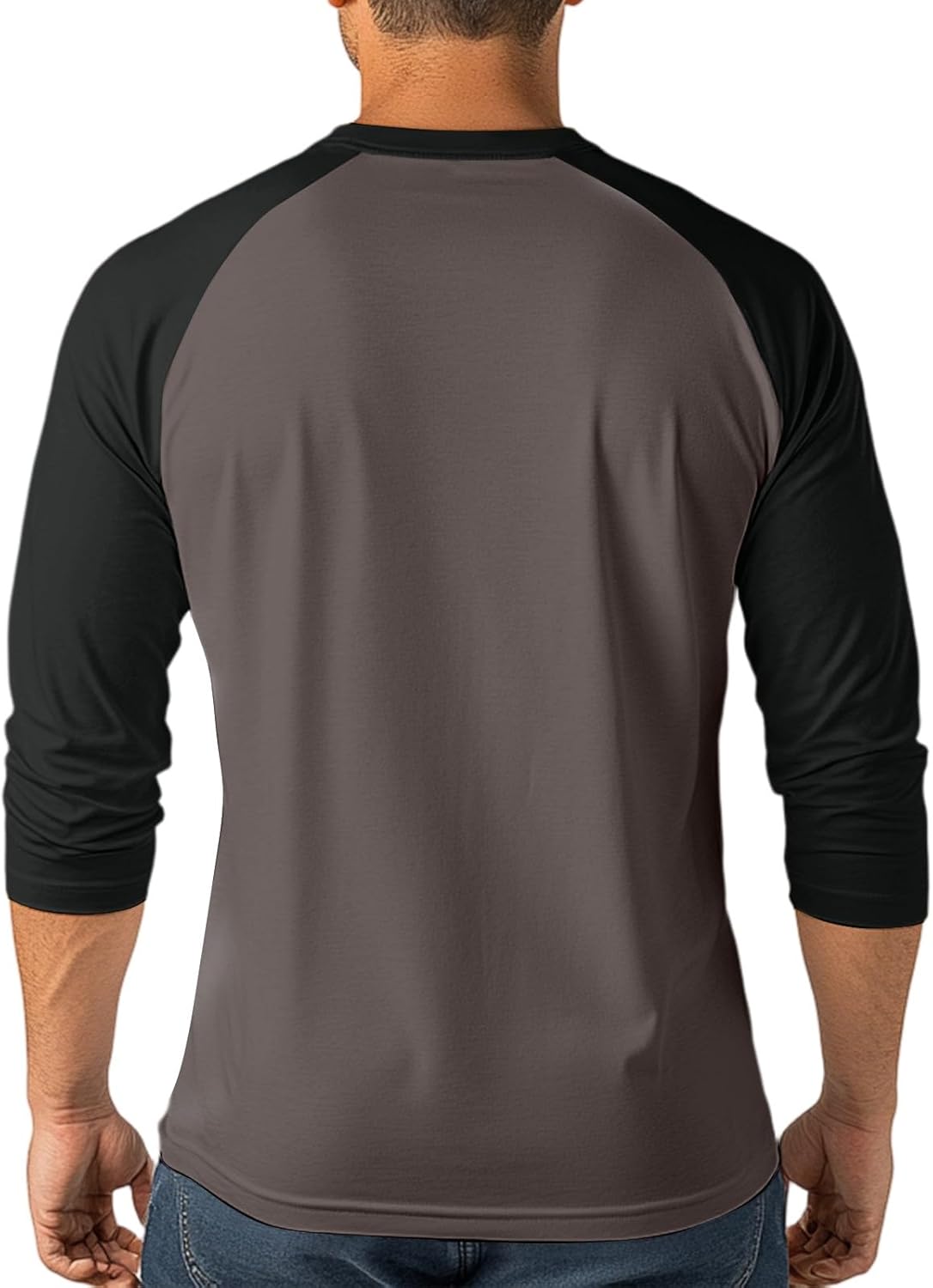 Henley Fall Shirts for Raglan 3 4 Sleeve Jersey Baseball T-Shirts Casual Round Neck Athletic Tee Tops