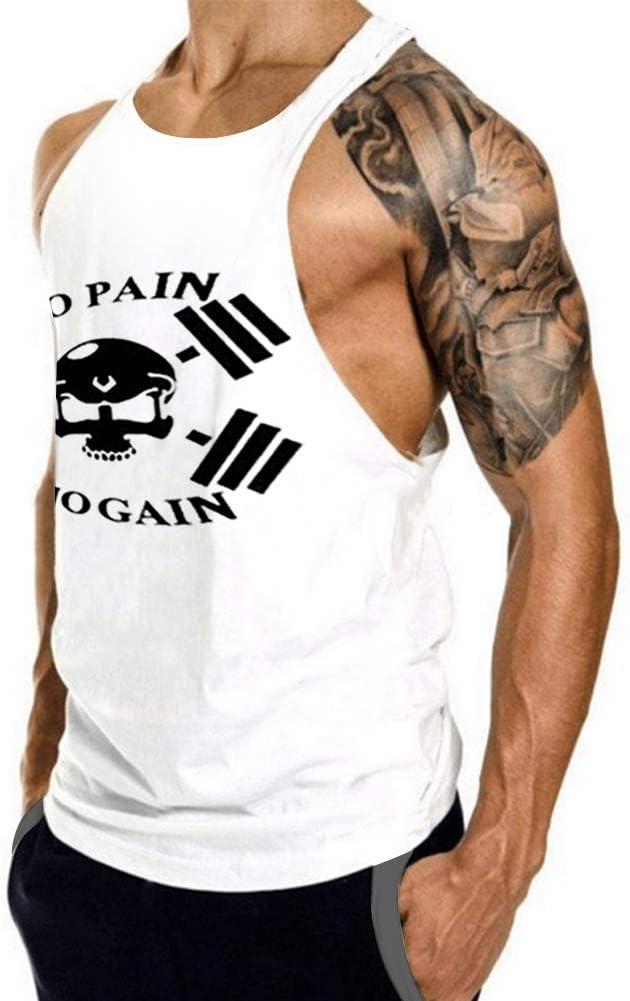 Gym Bodybuilding Stringer Tank Top Workout Muscle Cut Shirt Fitness Sleeveless Vest