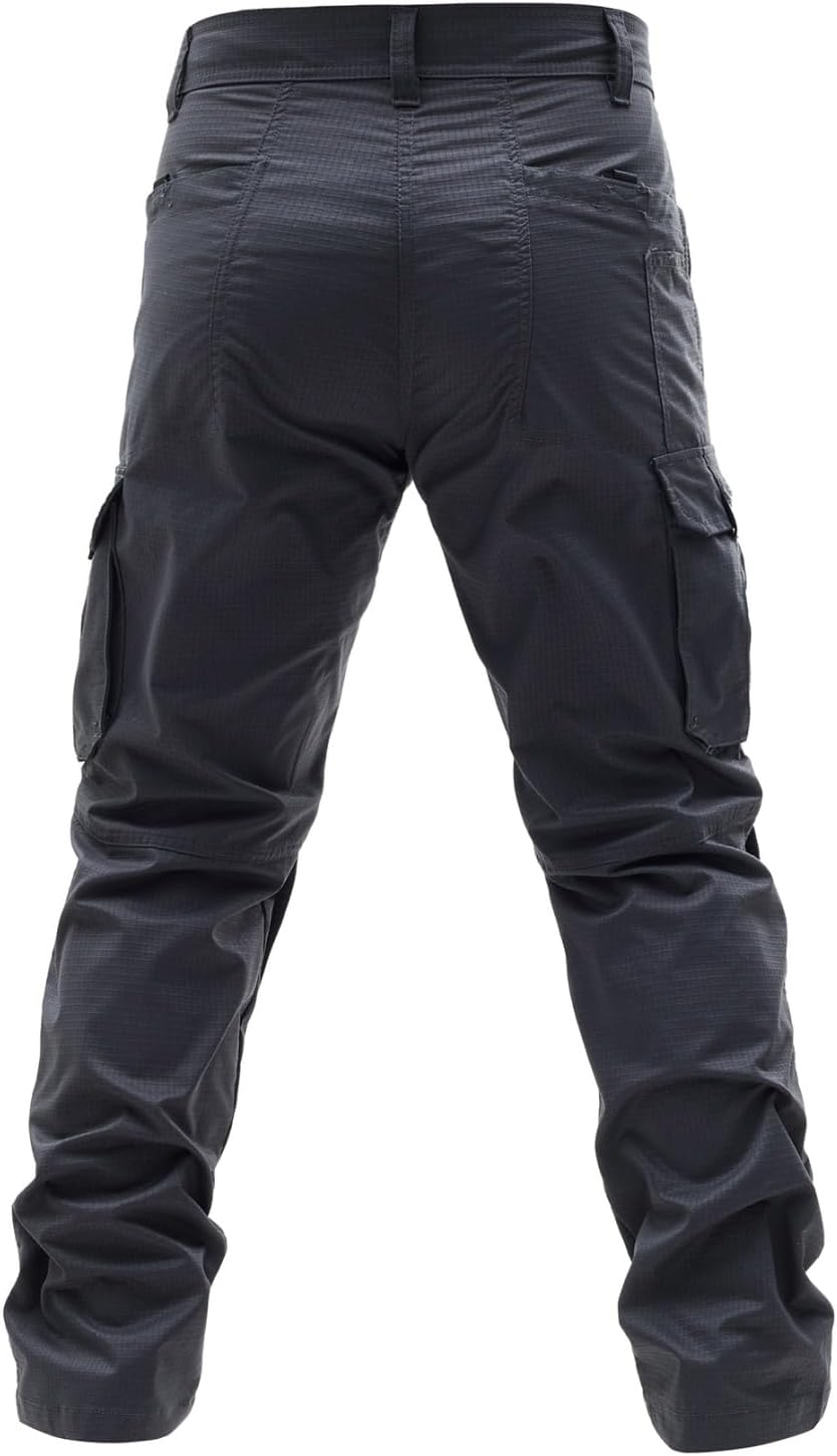 Tactical Rip-Stop Work Pants for Multi-Pocket Durable & Waterproof Cargo Pants for Outdoor Hiking Work