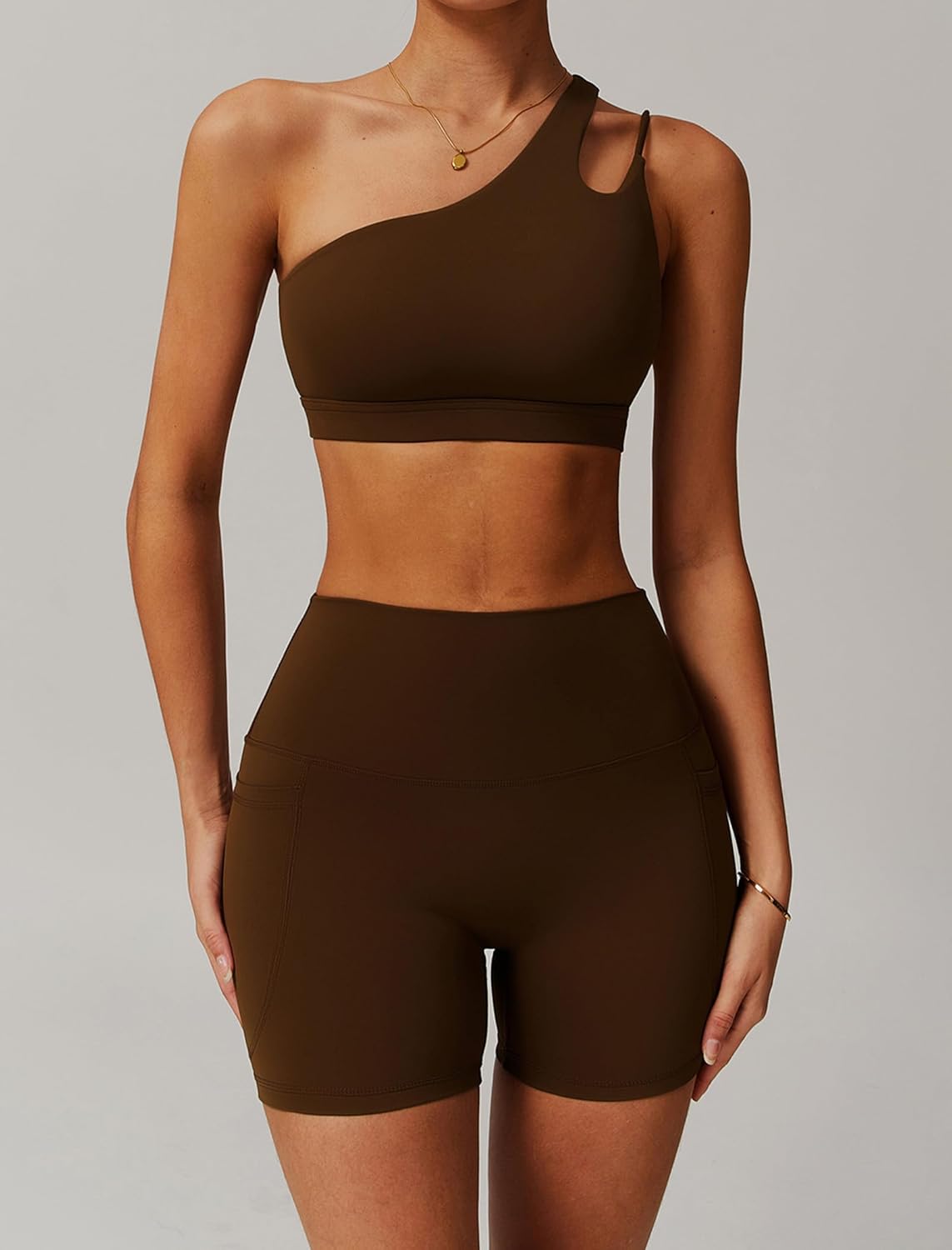 2 Piece Workout Sets for Sports Bra and Yoga Pants Outfits High Waist Butt lifting Shorts Jogger Outfits