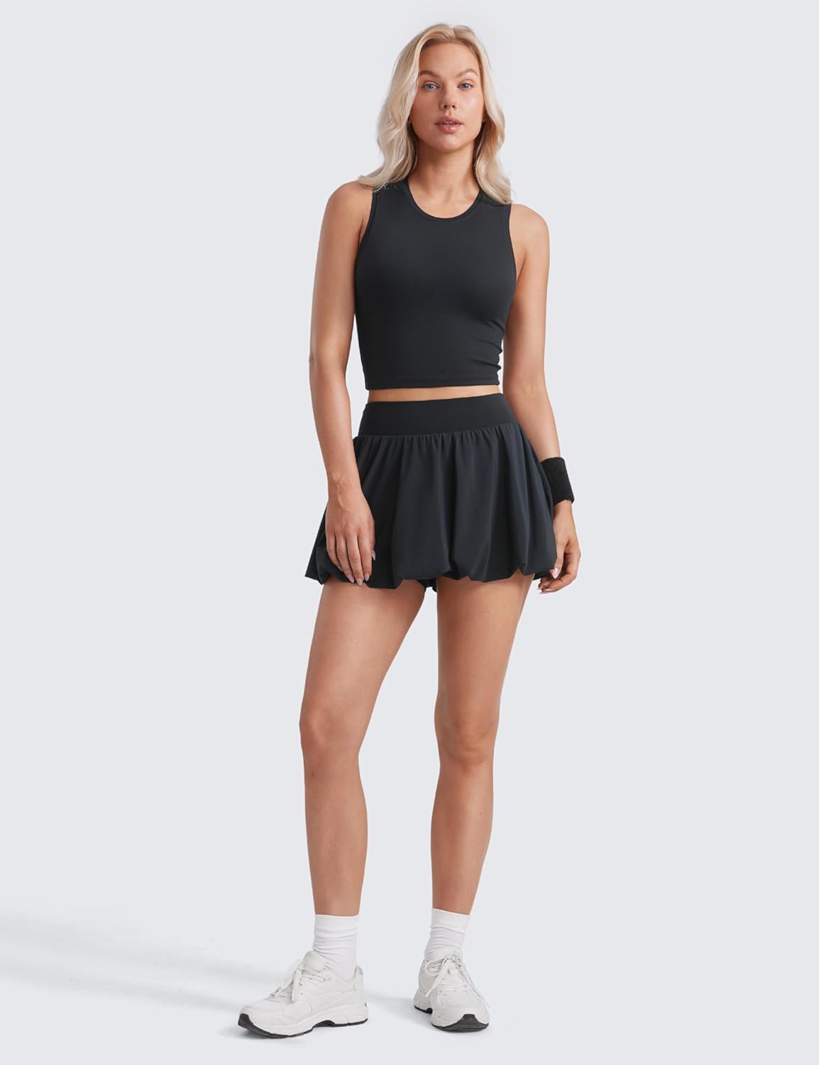 Soft Double Lined Tank Tops for - Yoga Workout Casual Going Out High Neck Basic Sleeveless Shirt