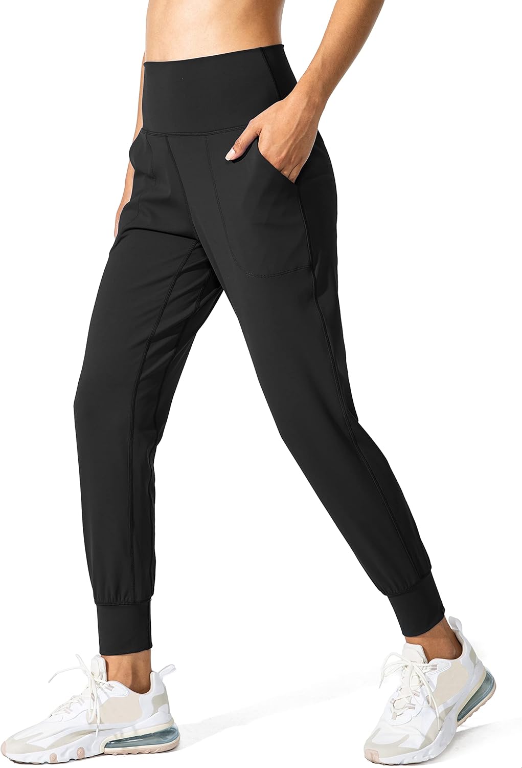 Joggers High Waisted Yoga Pants with Pockets Leggings for Workout Athletic Lounge