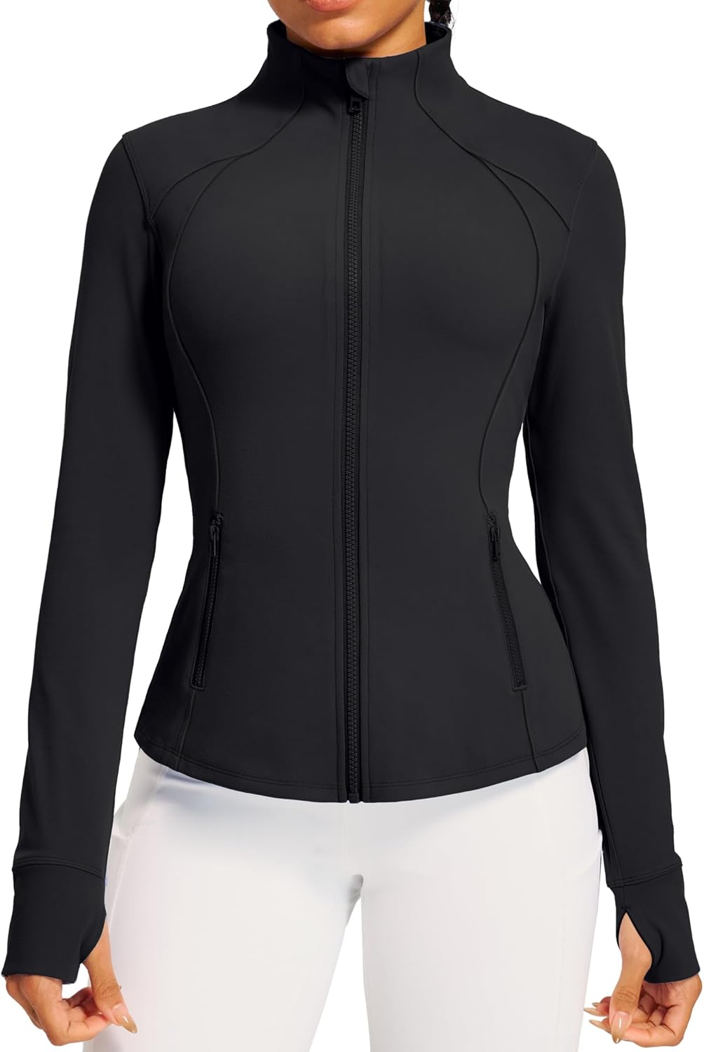 Workout Jacket & Tummy Control Leggings Set – Fit All-Day Comfort