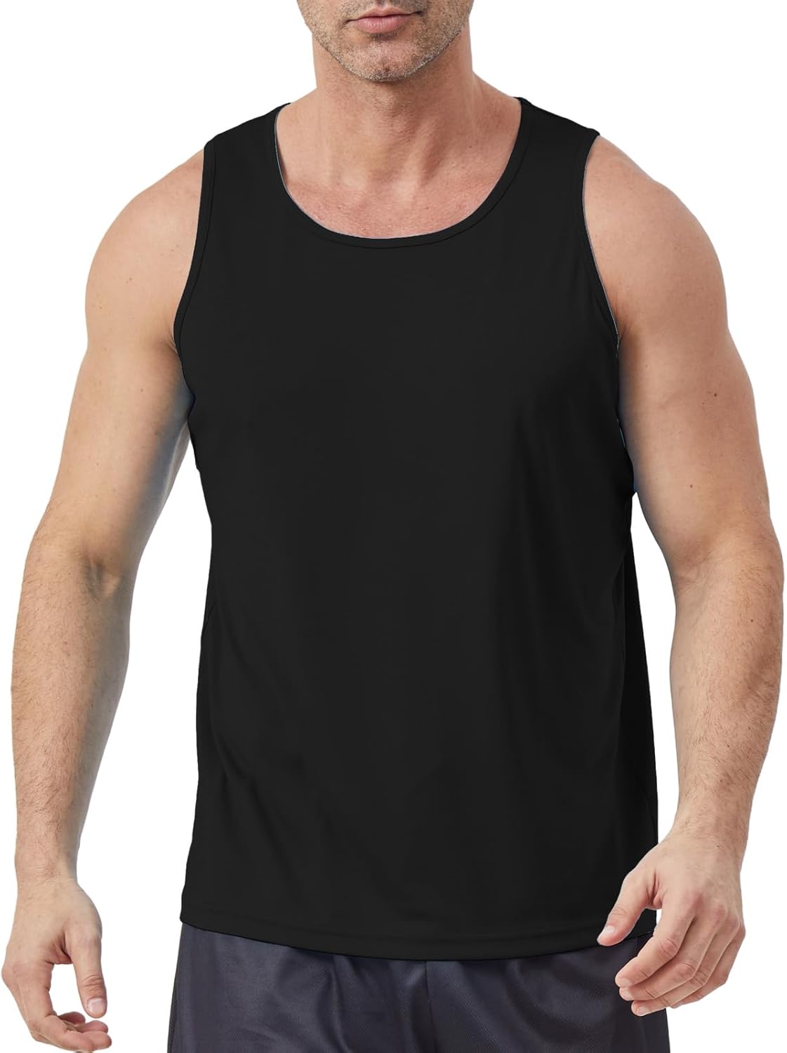 UPF 50 Tank Top Quick Dry Sleeveless Workout Muscle Shirt UV Protection Swimming Beach Summer T Shirts
