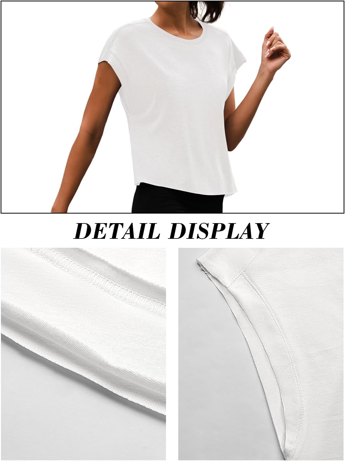 Open Back Workout Shirts Short Sleeve Tops Casual Yoga Y2k Athletic Gym Running Crop Tees