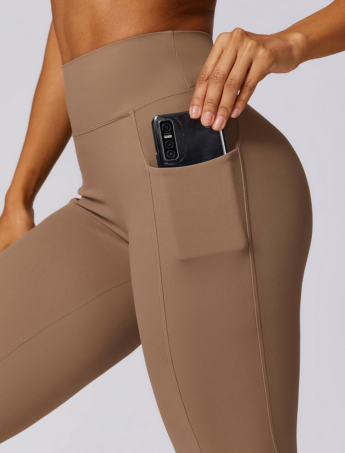 Workout Sets for 2 Piece Outfits Seamless High Waist Leggings Yoga Long Sleeve Crop Tops Athletic Gym Sets