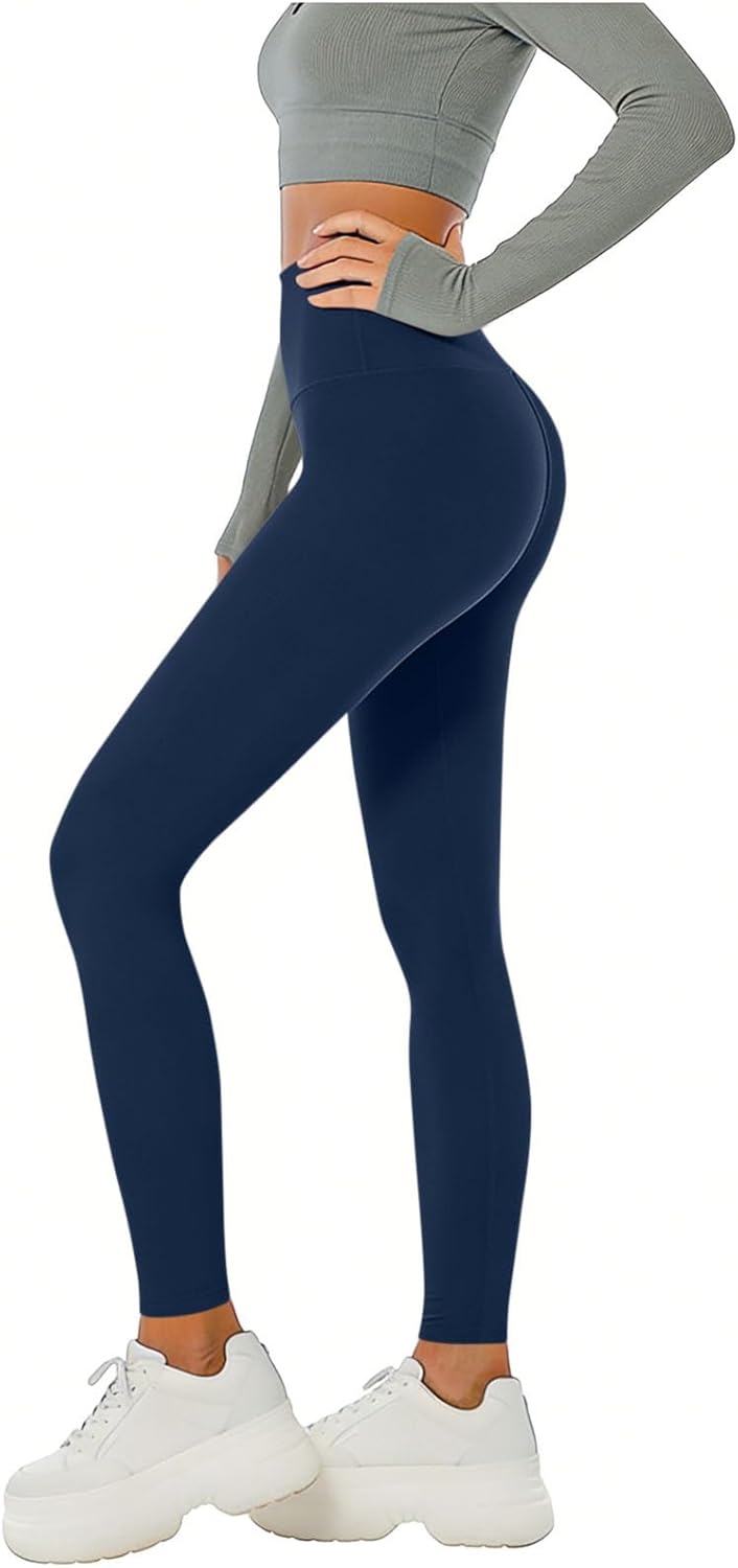 High Waisted Leggings for Tummy Control Fit Stretch Workout Soft Yoga Pants for Running High Waisted Leggings for Tummy Control Fit Stretch Workout Soft Yoga Pants for Running