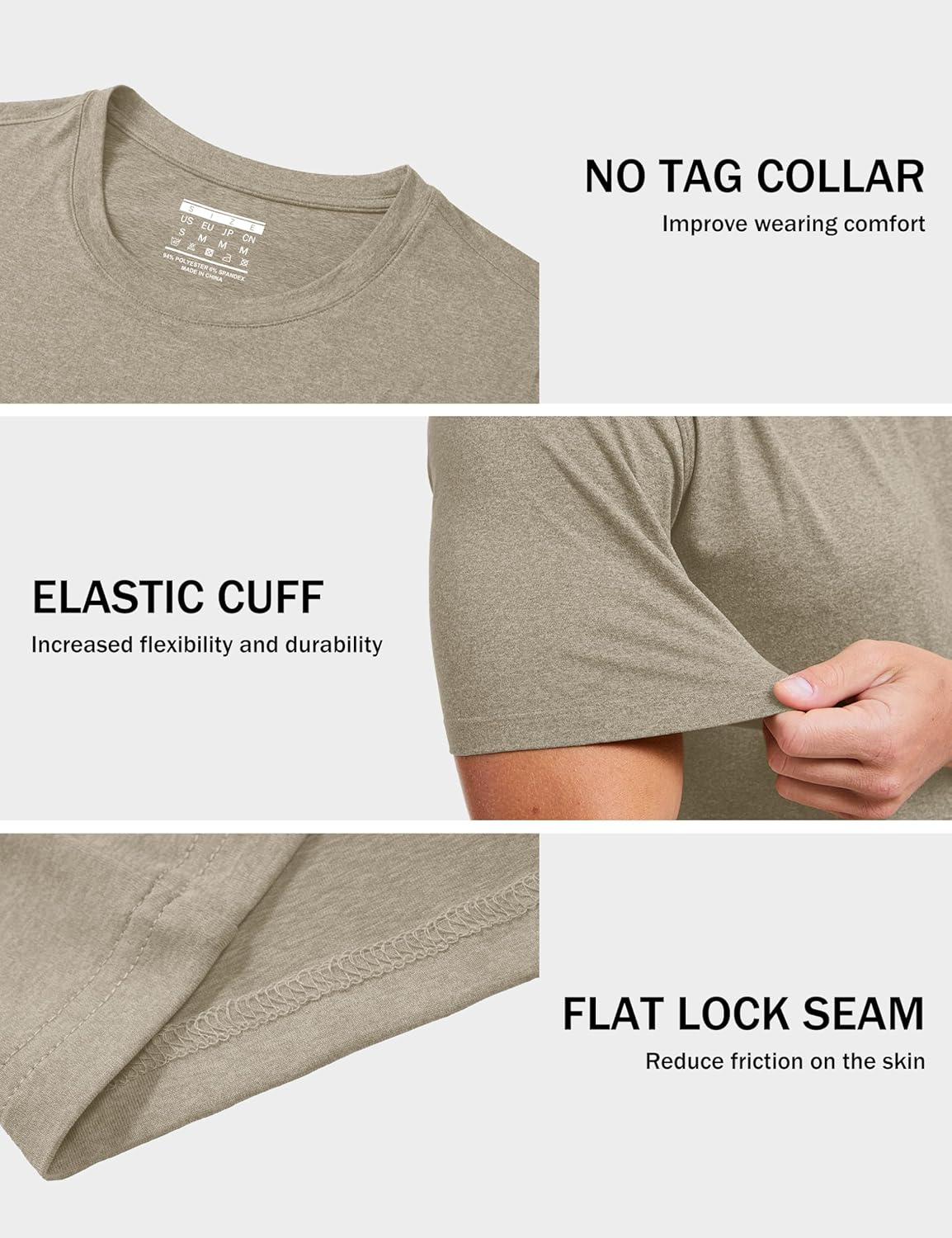 Workout Shirts Dry Fit Athletic Short Sleeve Tshirts Moisture Wicking Gym Running Performance Shirt