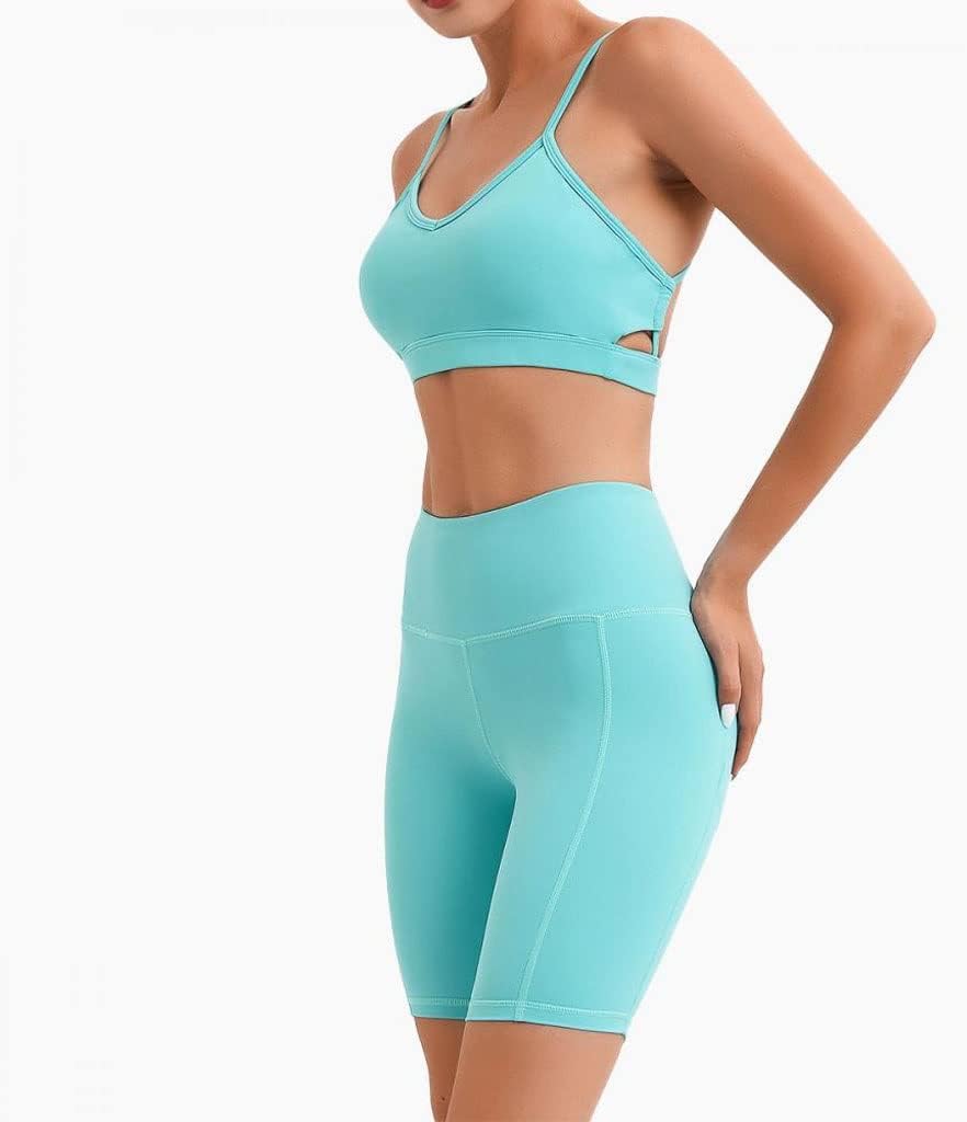 Yoga Set Seamless Workout Sportswear Gym Fitness Suits Female Clothes High Waist Leggings Sport Top Crop